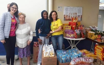 Responsabilidade social: De Huber conclui sua campanha de aniversário e entrega alimentos ao Lar Vila Vicentina